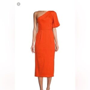 ANTONIO MELANI Lindy- One Shoulder Linen Dress